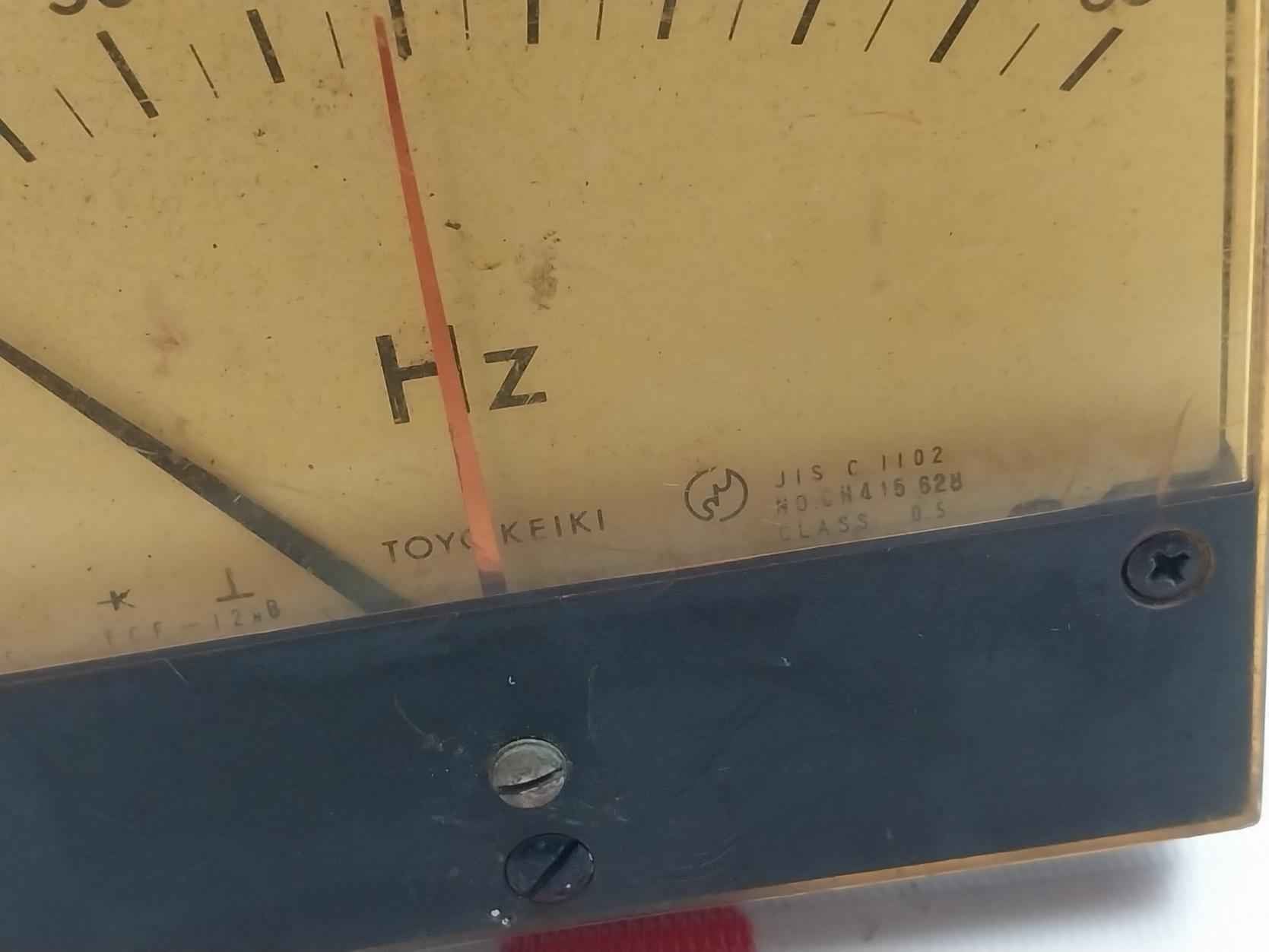 Toyo Keiki Fcf-12Nb Kilowatt Meter 55-65Hz