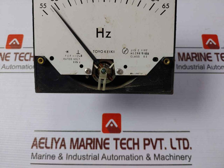 Toyo Keiki Fcf-12Nb Kilowatt Meter 55-65Hz