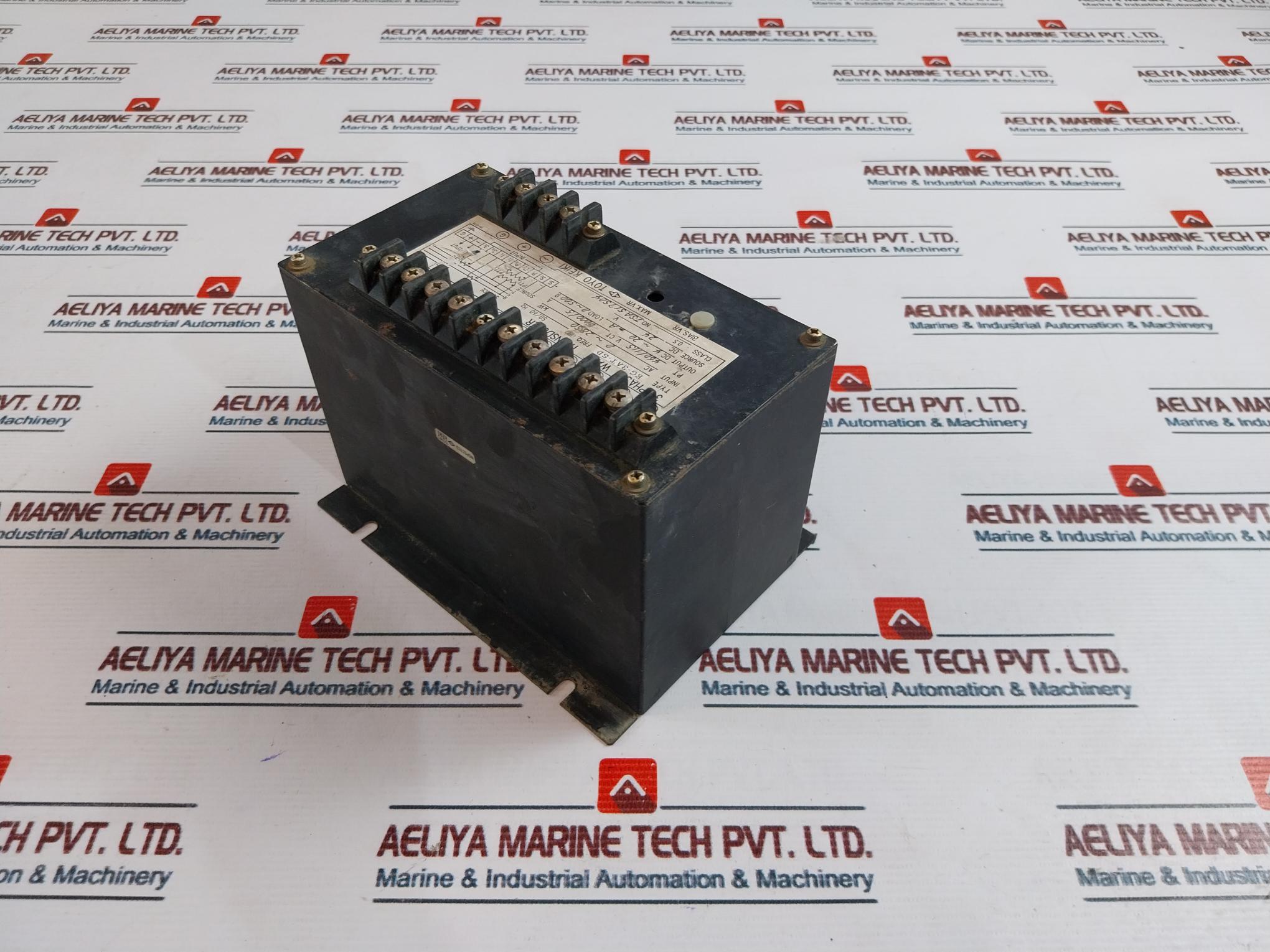Toyo Keiki Eg-3At-sd 3 Phase Watt Transducer 50/60Hz