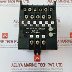 Toyo Keiki Egm-23A 3-phase 3-wire Watt Transducer Ac 0~1000W 50/60Hz 110V 5A