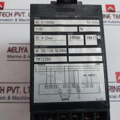 Toyo Keiki Egm-23A 3 Phase 3 Wire Watt Transducer Ac 0~1000W 50/60Hz