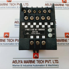 Toyo Keiki Egm-23A 3 Phase 3 Wire Watt Transducer Tmg018502 50/60Hz
