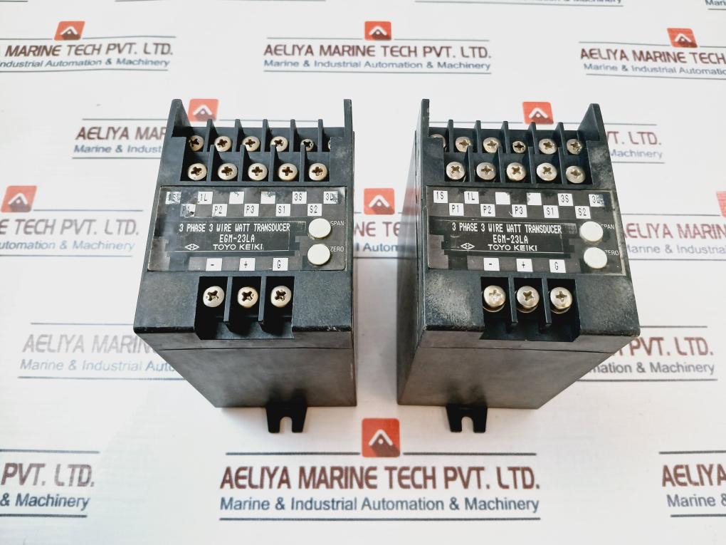Toyo Keiki Egm-23La 3 Phase 3 Wire Watt Transducer 50/60Hz