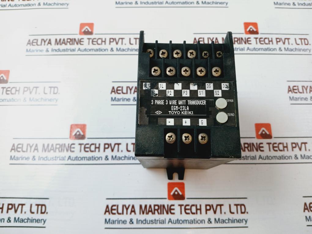 Toyo Keiki Egm-23La 3 Phase 3 Wire Watt Transducer 50/60Hz