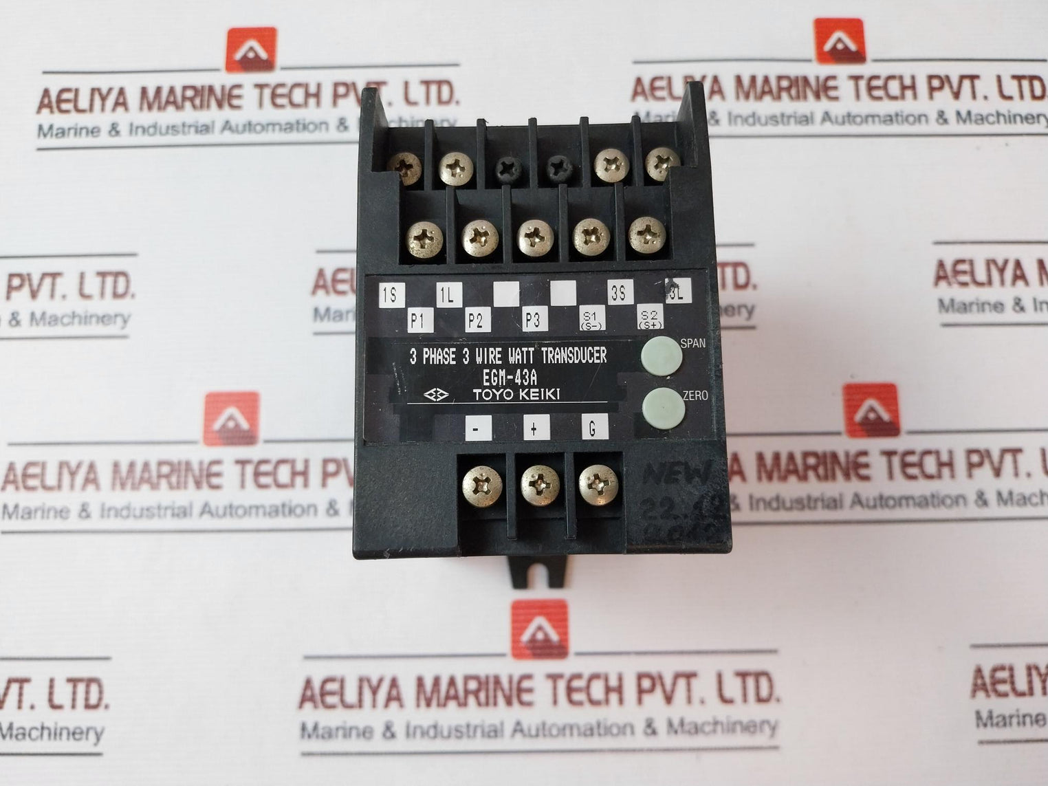 Toyo Keiki Egm-43A 3 Phase 3 Wire Watt Transducer 50/60Hz