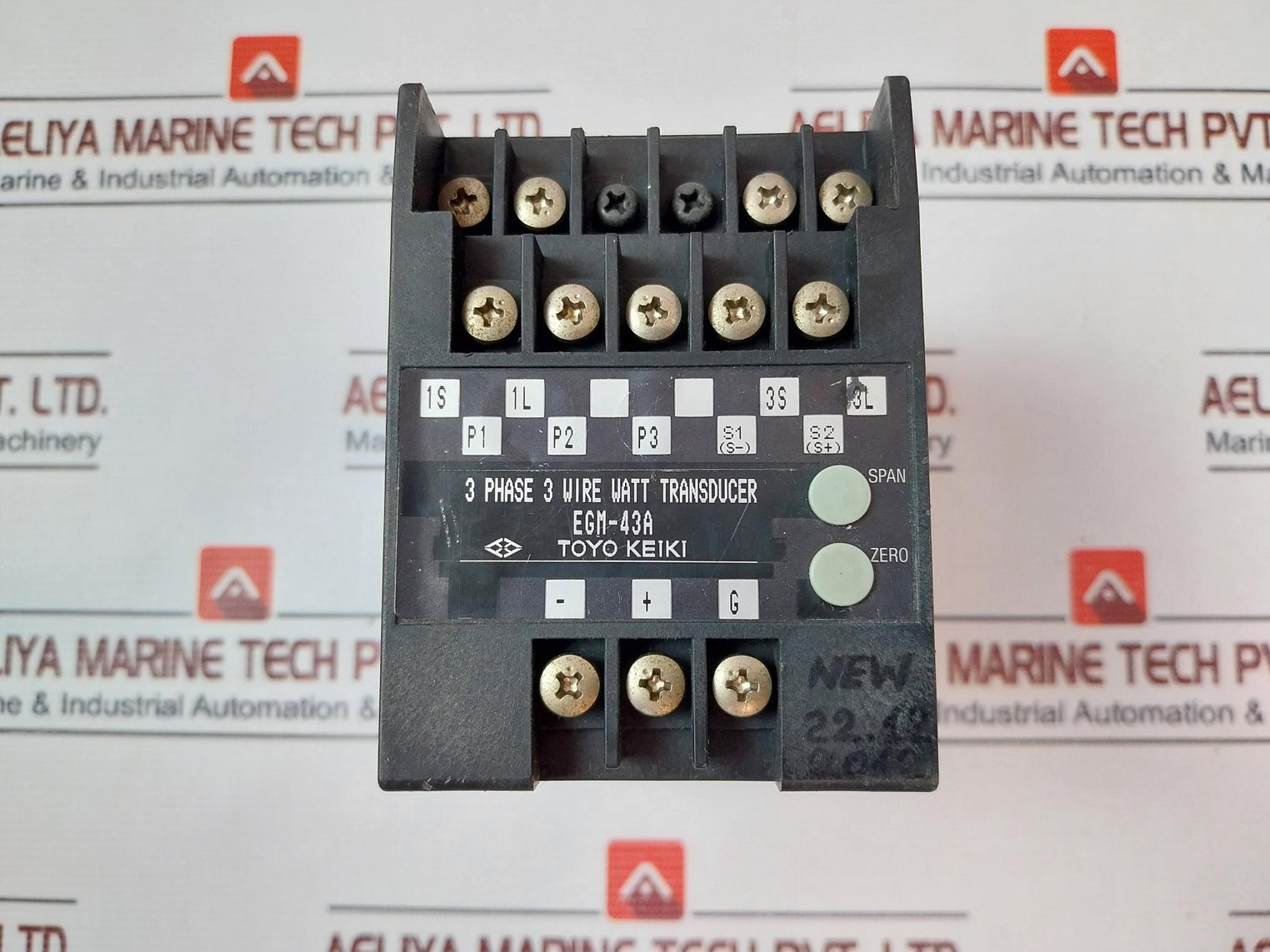 Toyo Keiki Egm-43A 3 Phase 3 Wire Watt Transducer 50/60Hz