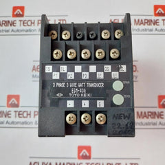 Toyo Keiki Egm-43A 3 Phase 3 Wire Watt Transducer 50/60Hz