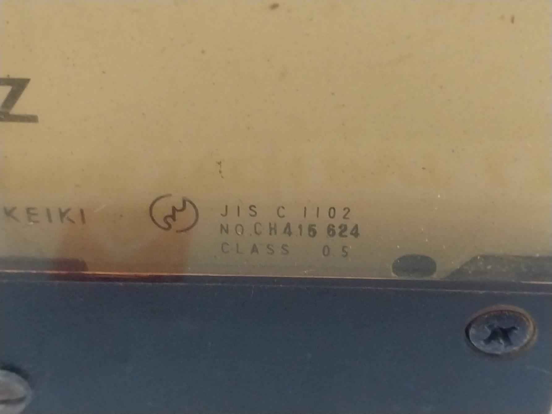 Toyo Keiki Fcf-12Nb Frequency Meter 115V 55-65Hz