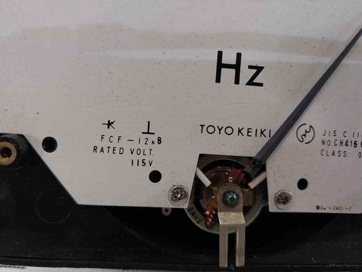 Toyo Keiki Fcf-12Nb Frequency Meter 115V 55-65Hz