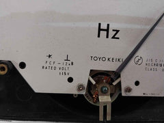 Toyo Keiki Fcf-12Nb Frequency Meter 115V 55-65Hz