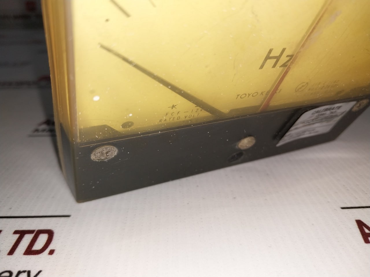 Toyo Keiki Fcf-12Nb Frequency Meter Jis C 1102 115V 55-65Hz Class 0.5