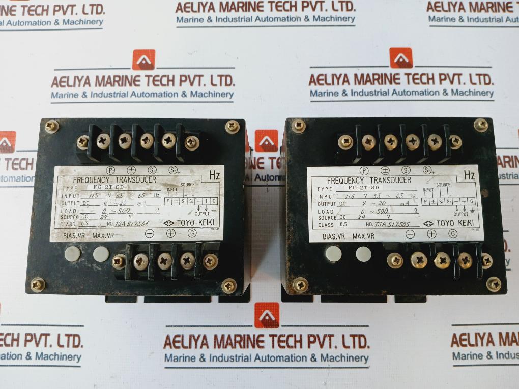 TOYO KEIKI FG-2T-SD Frequency Transducer 115v 55~65hz