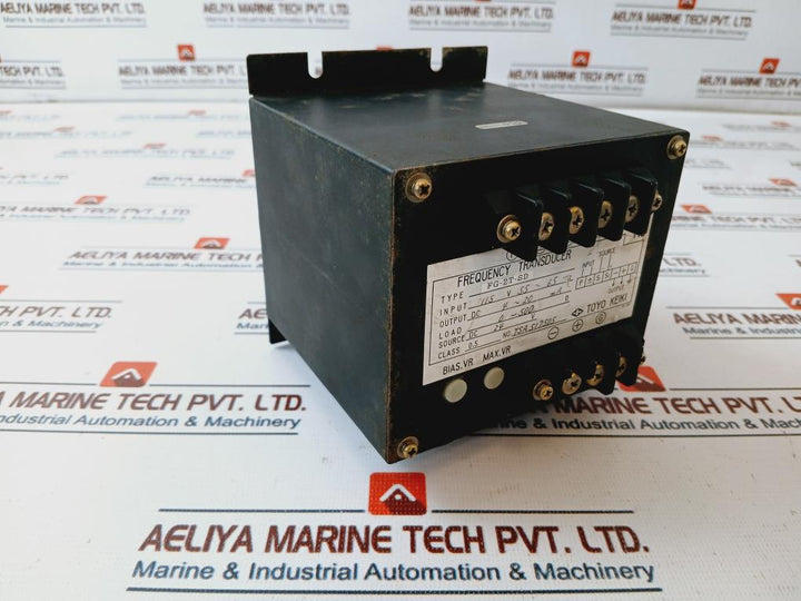TOYO KEIKI FG-2T-SD Frequency Transducer 115v 55~65hz