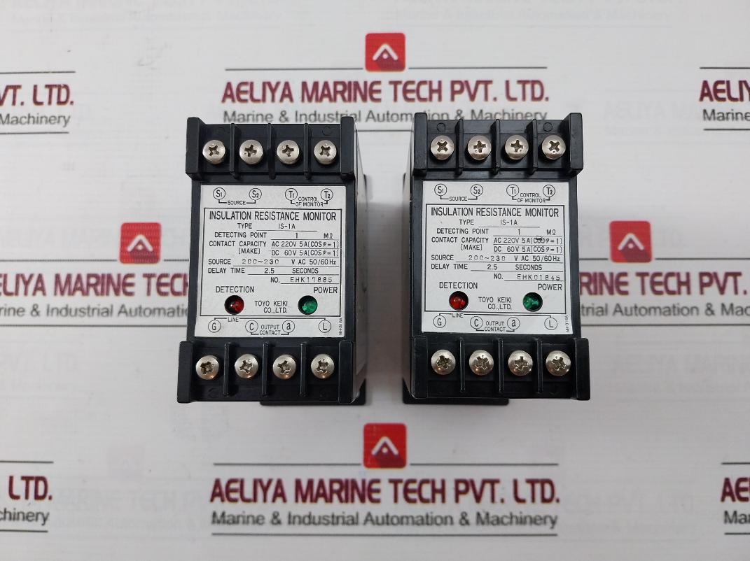 Toyo Keiki Is-1A Insulation Resistance Monitor 200-230 V Ac 50/60Hz
