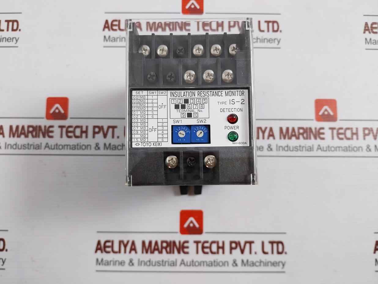 Toyo Keiki Is-2 Insulation Resistance Monitor Ac 200-230V 50/60Hz
