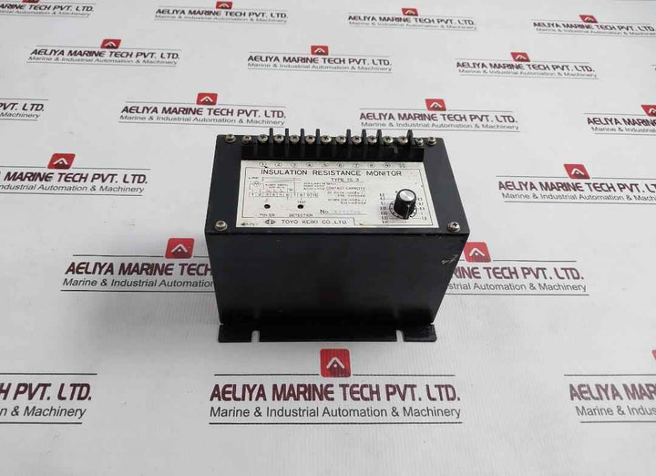 Toyo Keiki Is-3 Insulation Resistance Monitor Ac200-230V Ze215592 0.01-1.5M Ω