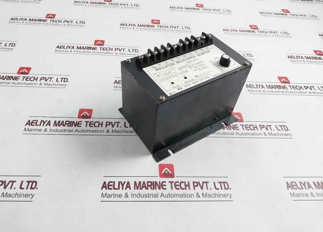 Toyo Keiki Is-3 Insulation Resistance Monitor Ac200-230V Ze215592 0.01-1.5M Ω