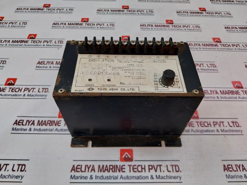 Toyo Keiki Is-3 Insulation Resistance Monitor 50/60Hz