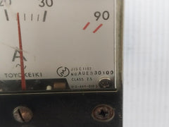 Jis C 1102 Analog Panel Ammeter Toyo Keiki 0 To 90 A