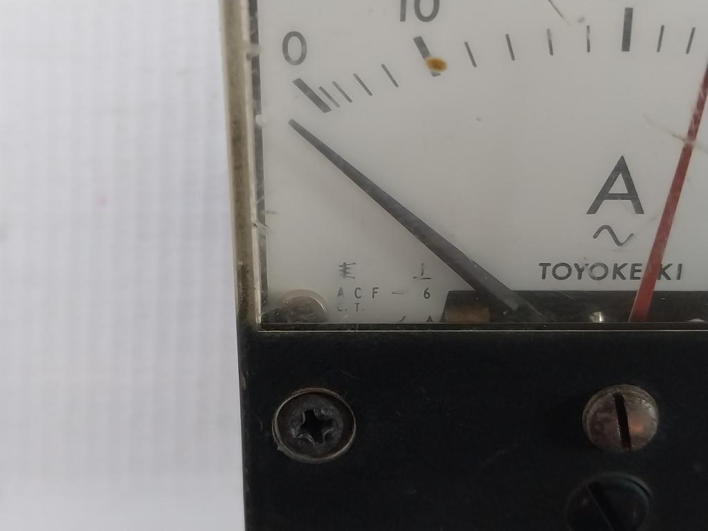 Jis C 1102 Analog Panel Ammeter Toyo Keiki 0 To 90 A