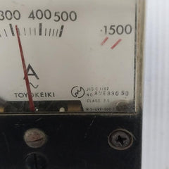 Toyo Keiki 0 To 1500 A Analog Panel Ammeter Jis C 1102