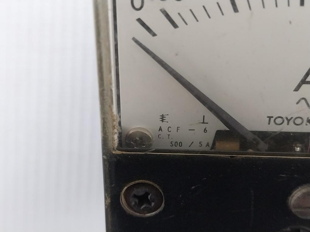 Toyo Keiki 0 To 1500 A Analog Panel Ammeter Jis C 1102