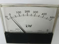 Toyo Keiki Kilowatt Meter 50-0-500 Kw Ecf-12Nb