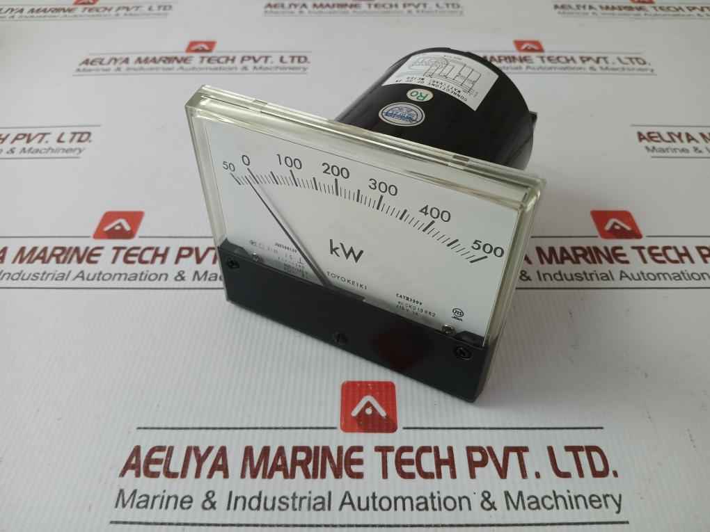 Toyo Keiki Kilowatt Meter 50-0-500 Kw Ecf-12Nb