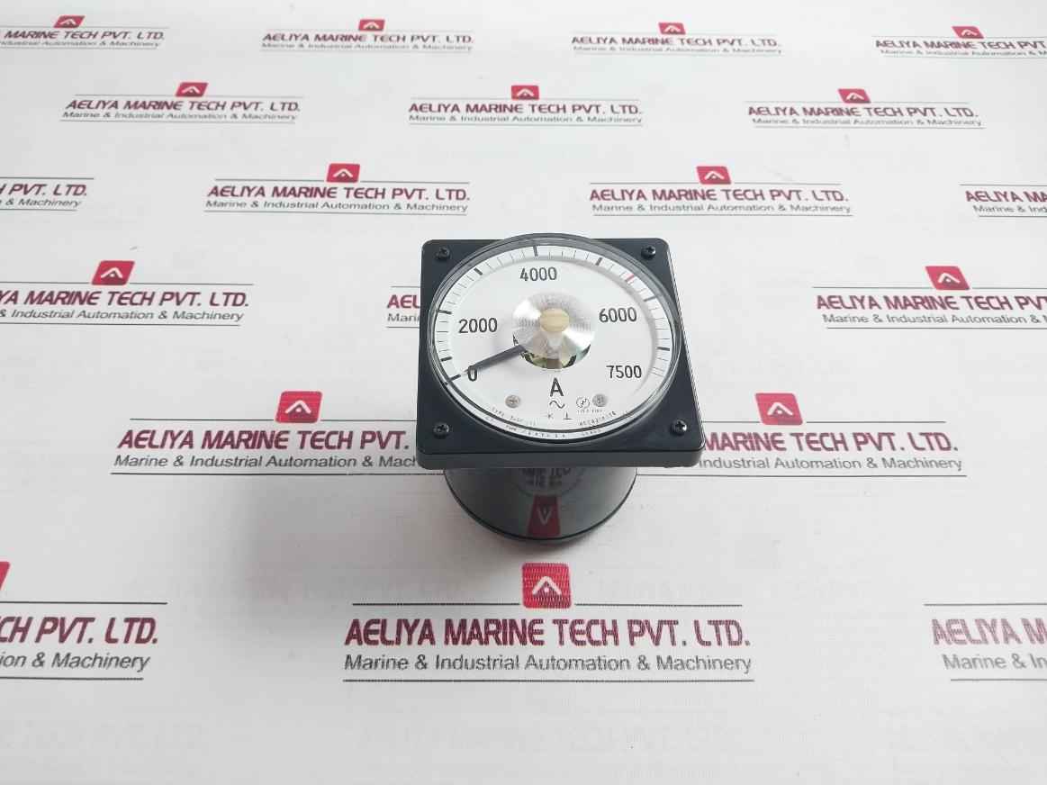 Toyo Keiki Sevf-11 Ammeter 0-7500A Chj19318 Class 1.5 Nh-265D