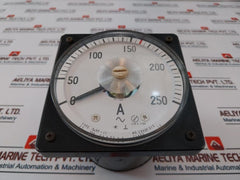Toyo Keiki Sevf-11 Ammeter 0 To 250A