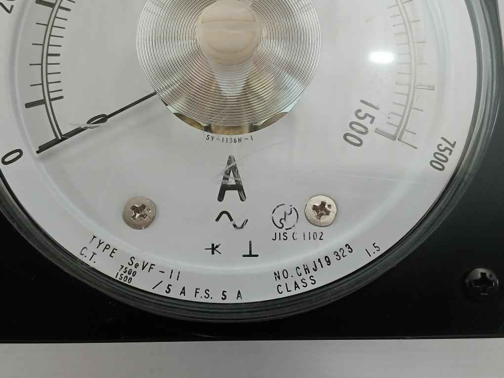 Toyo Keiki Sevf-11 Ammeter 0 To 7500A F-qp021-004B