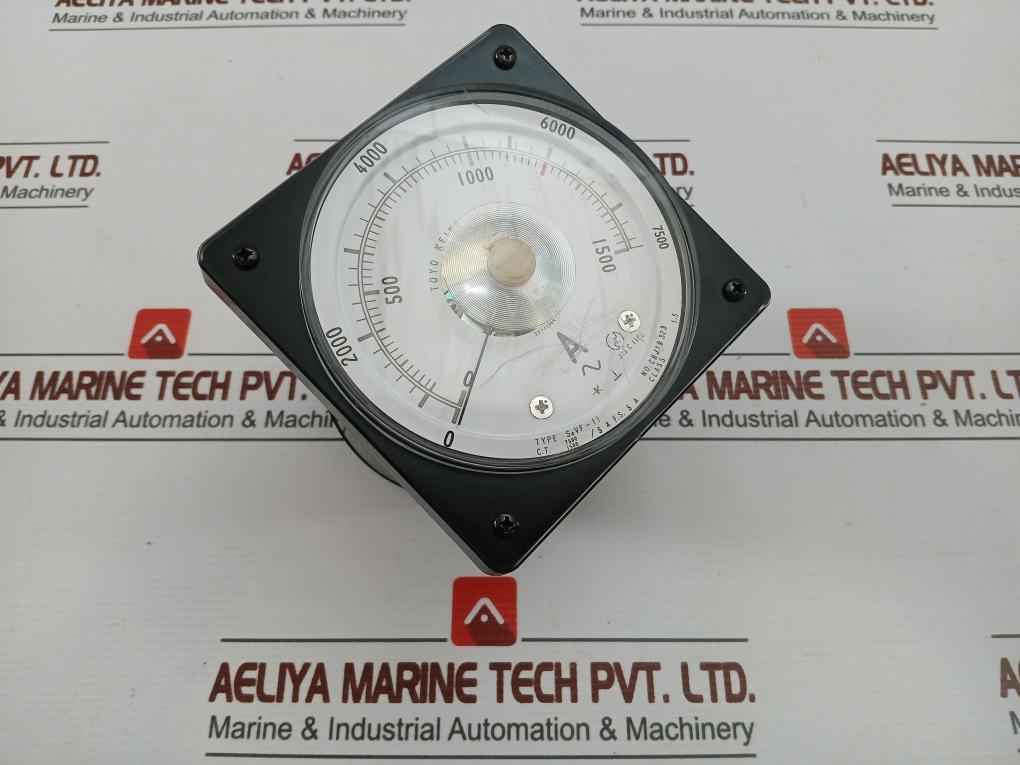 Toyo Keiki Sevf-11 Ammeter 0 To 7500A F-qp021-004B