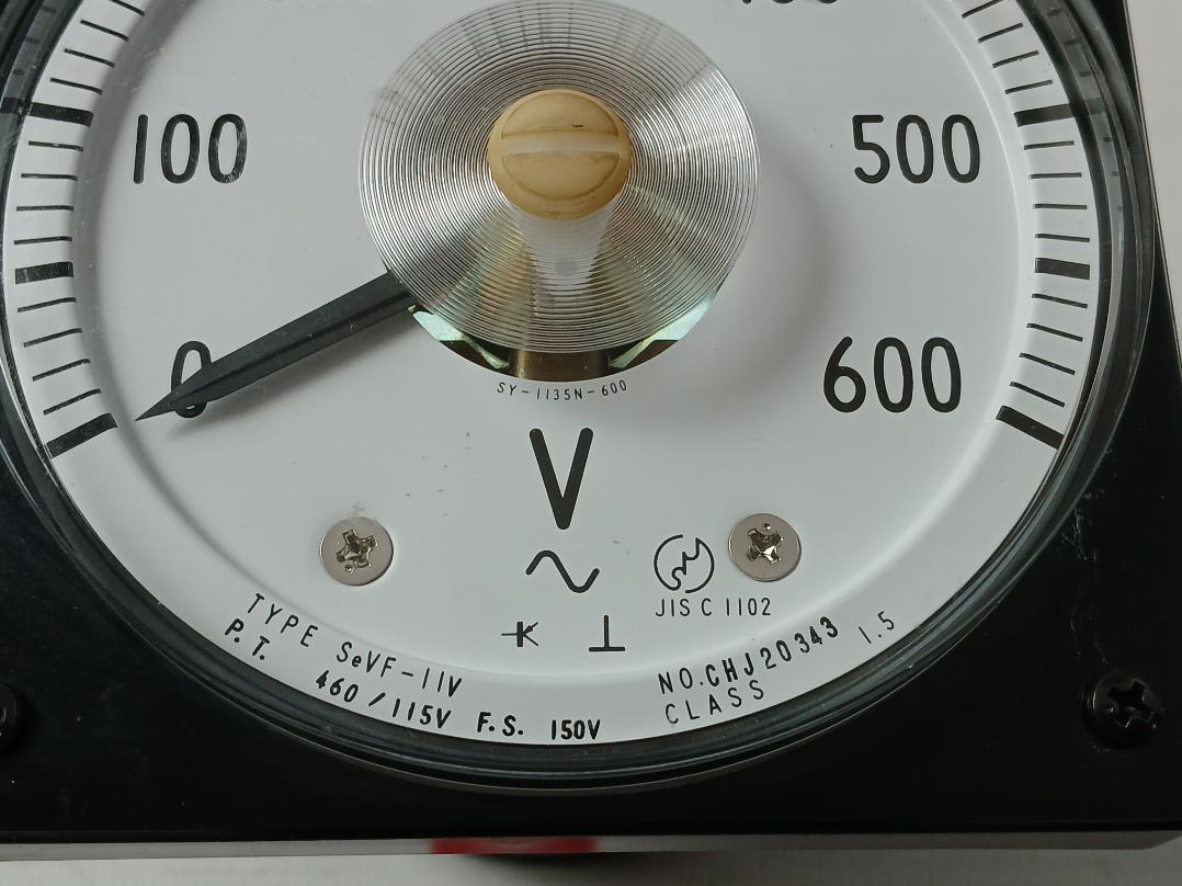 Toyo Keiki Sevf-11V Voltmeter 150V Chj20343