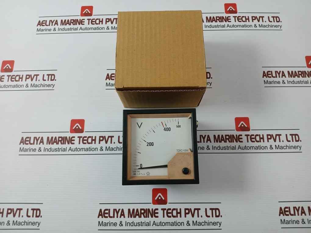 Toyo Keiki Srk-96 Voltage Meter 0-500V