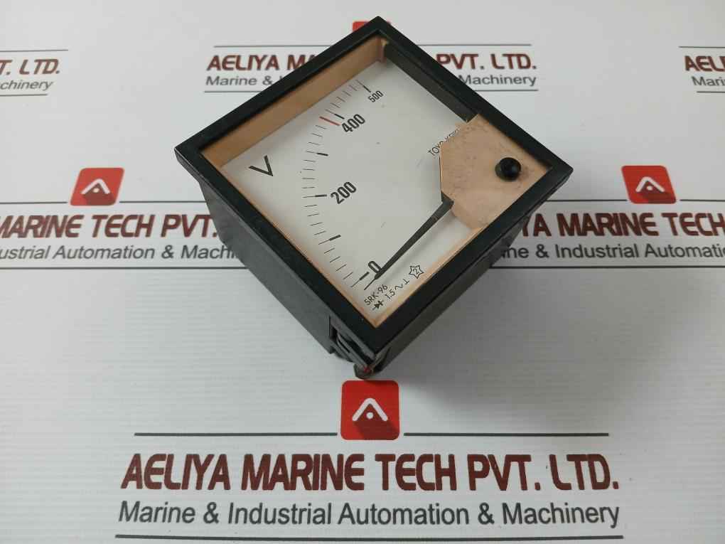 Toyo Keiki Srk-96 Voltage Meter 0-500V