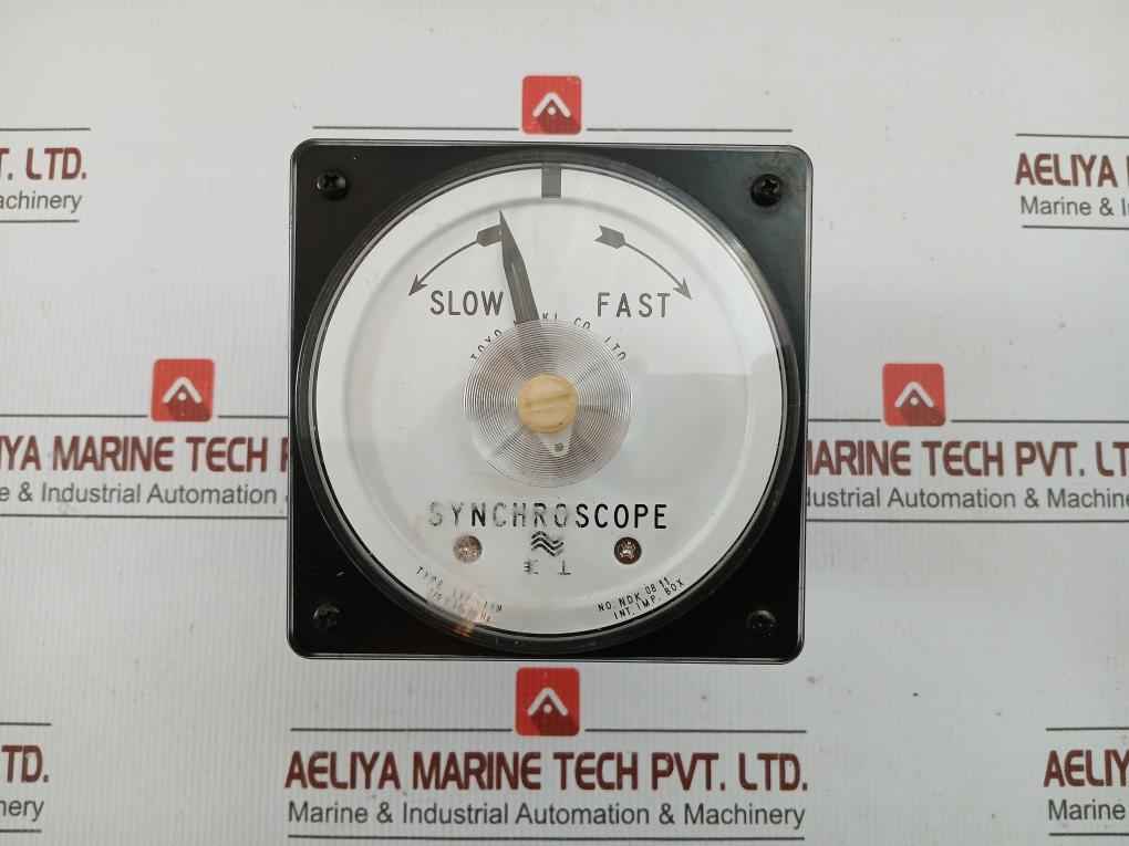 Toyo Keiki  Synchroscope 110V 50/60Hz Part No Lvf-11N
