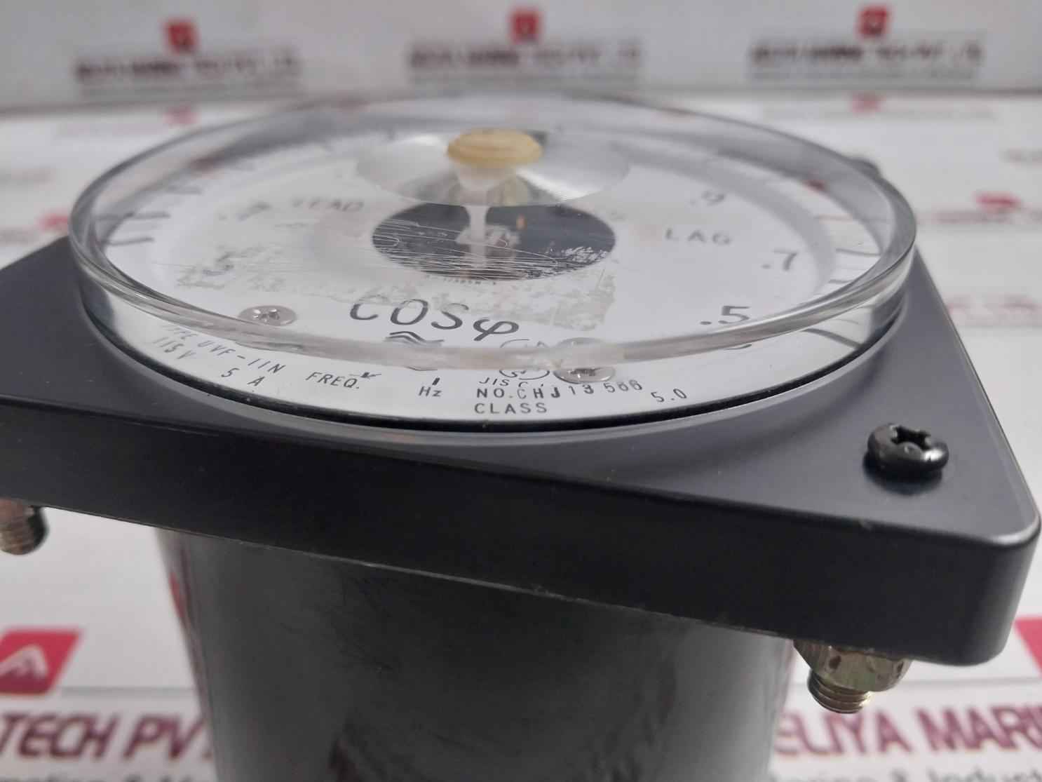 Toyo Keiki Uvf-11N Power Factor Meter 115V 5A