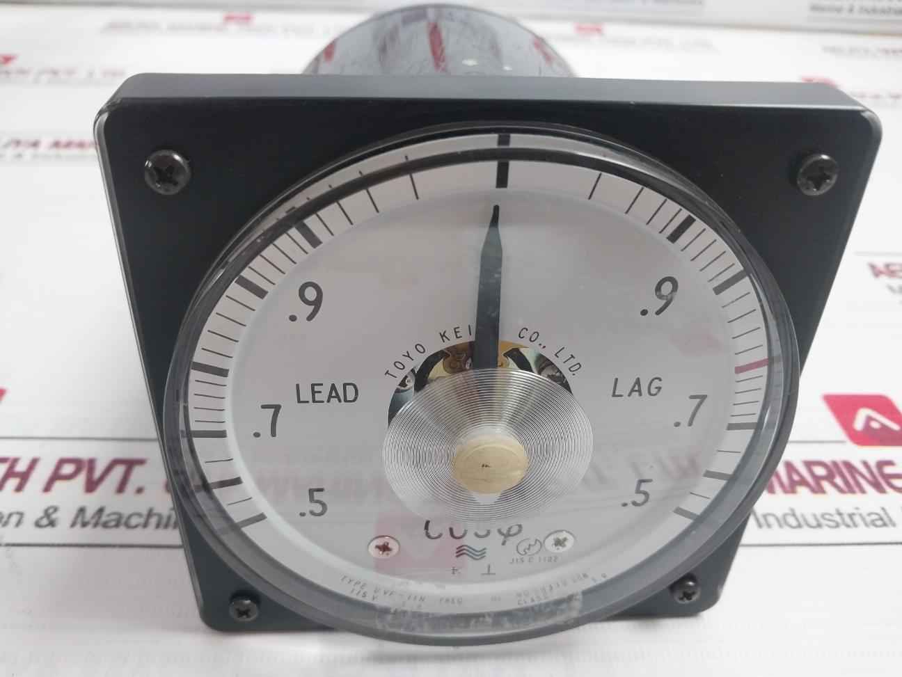 Toyo Keiki Uvf-11N Power Factor Meter 115V 5A