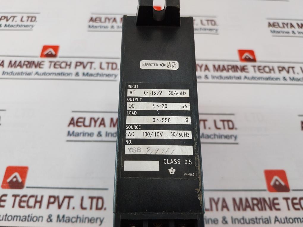 Toyo Keiki Vgs-2E V (Rms)-transducer Class 0.5