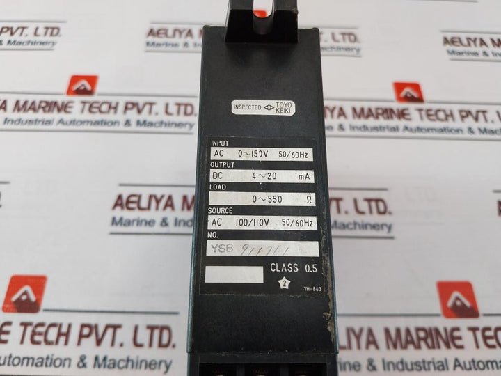 Toyo Keiki Vgs-2E V (Rms)-transducer Class 0.5
