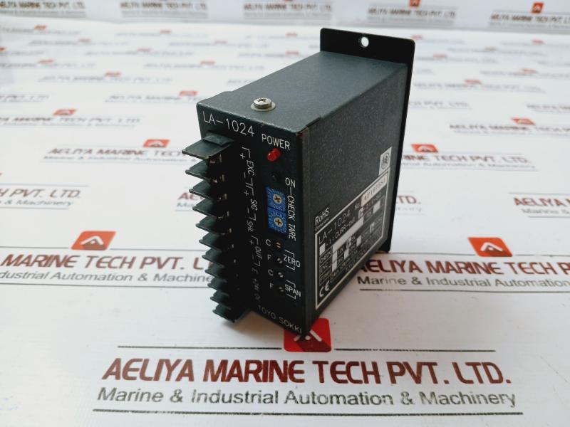 Toyo Sokki La-1024 Load Cell Amplifier 24v 0.5a 500 Hz