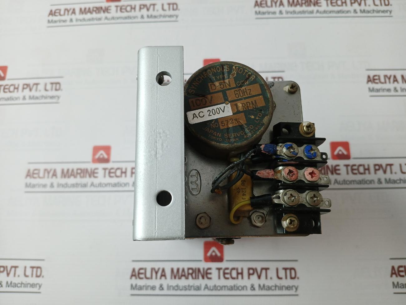 Toyo T7-1/2-60-7 M J Cam Timer D-5N 0 To 120, 100V 60Hz Ac 200V 1 Rpm