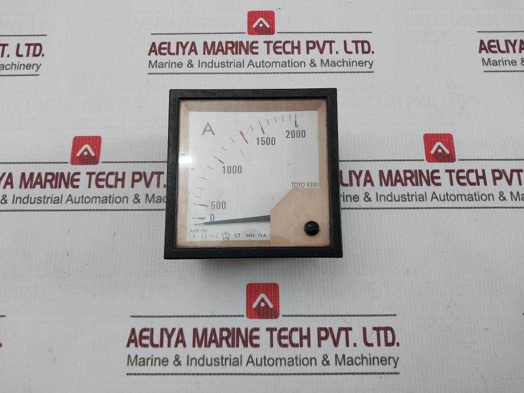Toyo Keiki Ark-96 Ampere Meter 0-2000A Ae4 1036 Nh-122
