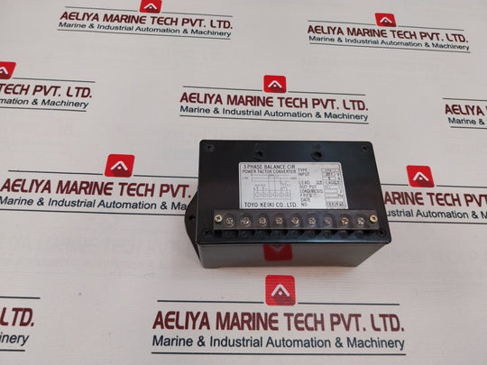Toyo Keiki Urm-3 Power Factor Converter 380V 5A