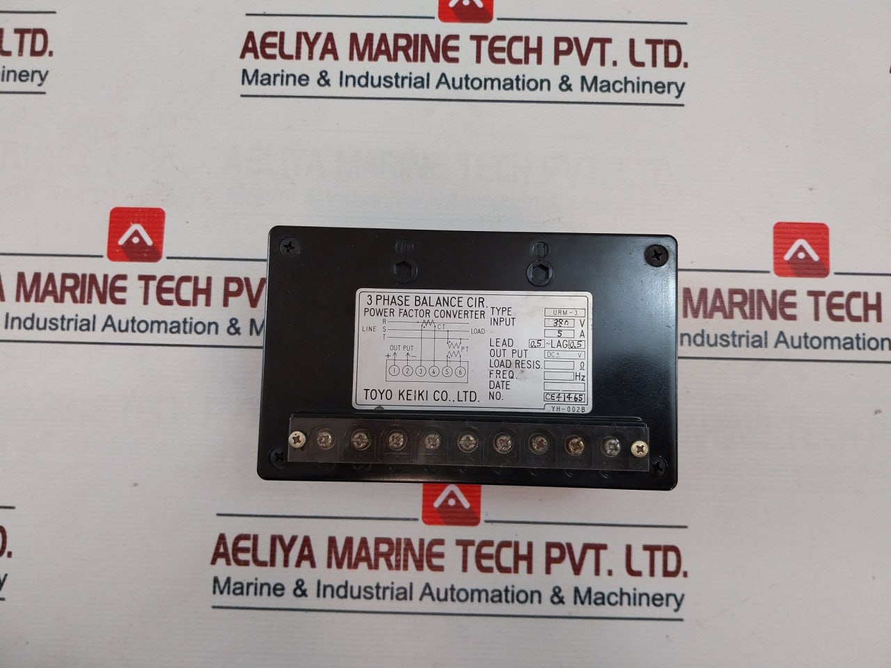 Toyo Keiki Urm-3 Power Factor Converter 380V 5A