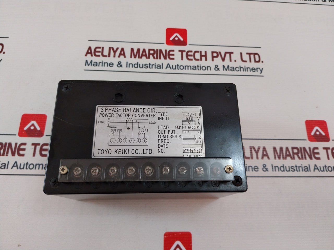 Toyo Keiki Urm-3 Power Factor Converter 380V 5A
