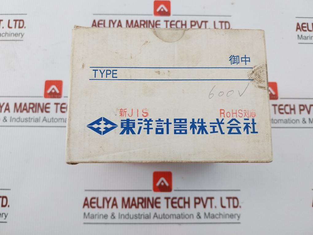 Toyokeiki Volt Meter Jq0508139 0-600V