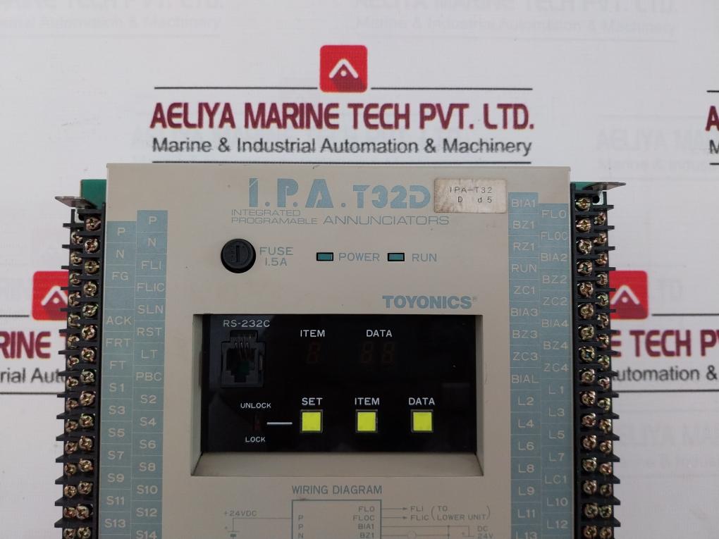 Toyonics I.P.A. T32D Integrated Programmable Annunciator Dc24V