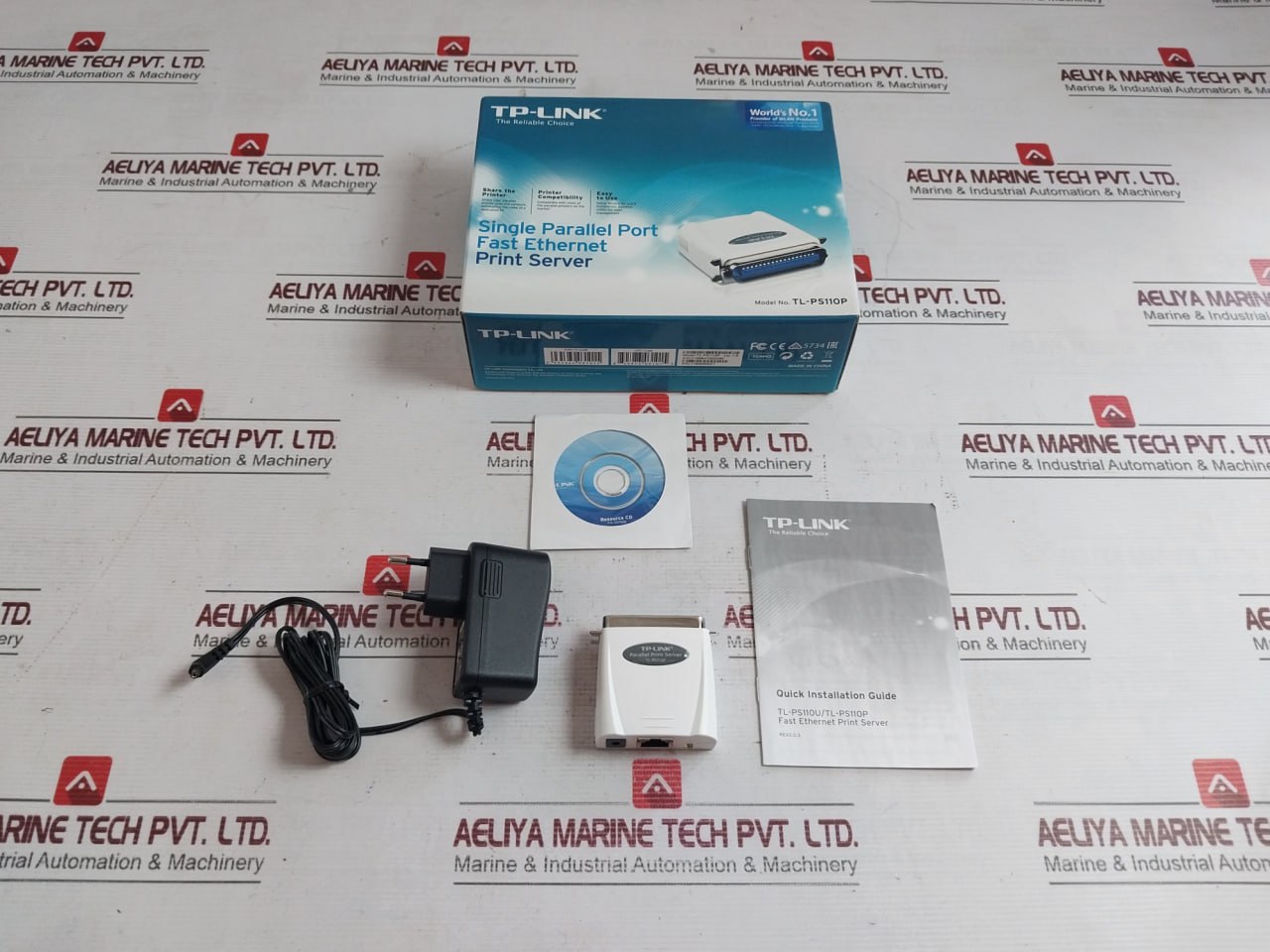 Tp-link Tl-ps110P Single Parallel Port Fast Ethernet Print Server Ver 1.6 1507C