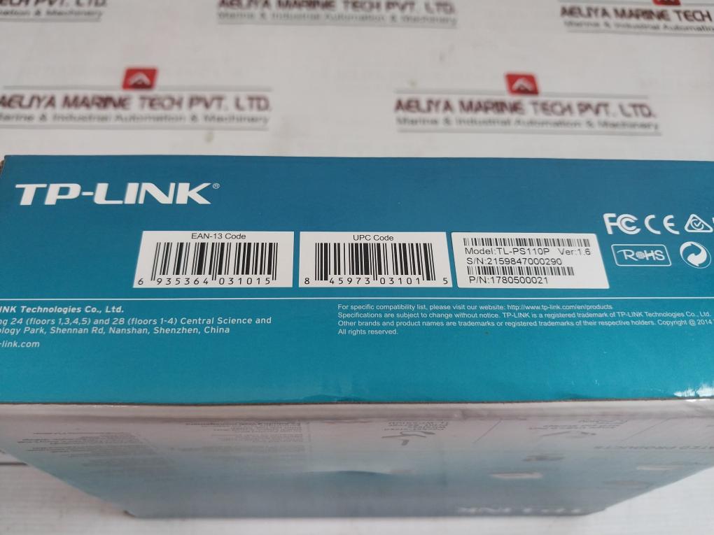 Tp-link Tl-ps110P Single Parallel Port Fast Ethernet Print Server Ver 1.6 1507C